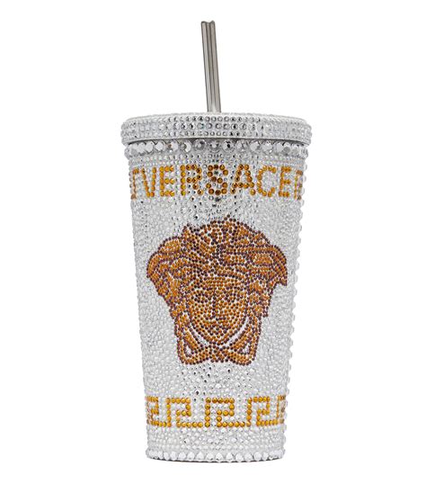 Versace Vaso de viaje Medusa Blanco 